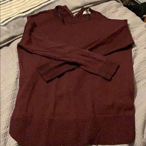 H&M conscious maroon sweater